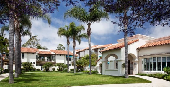 Balcony View at Rancho Franciscan Senior Apartments, Santa Barbara