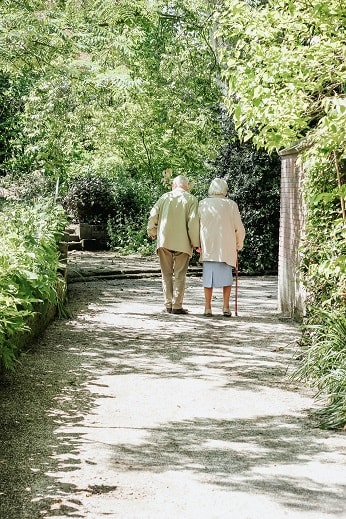 Garden Meditation at Rancho Franciscan Senior Apartments, Santa Barbara, CA, 93105