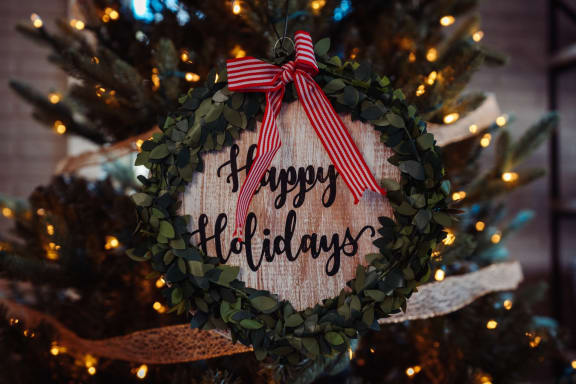 Happy Holiday Celebration at Rancho Franciscan Senior Apartments, Santa Barbara, California