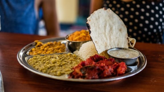 Indian Food at Rancho Franciscan Senior Apartments, Santa Barbara, 93105