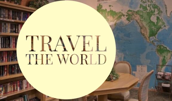 Logo Of Travel The World at Rancho Franciscan Senior Apartments, Santa Barbara, CA, 93105