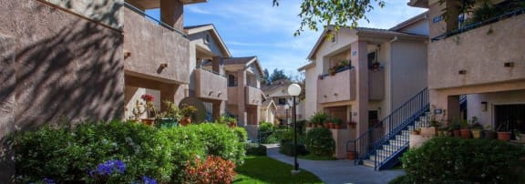 Sister properties at Rancho Franciscan Senior Apartments, California