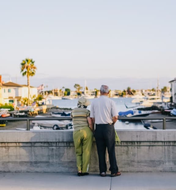 Adult Couple at Cypress Meadows Senior Apartments, Ventura