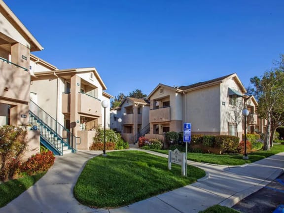 Gardens With Courtyard at Cypress Meadows Senior Apartments, Ventura