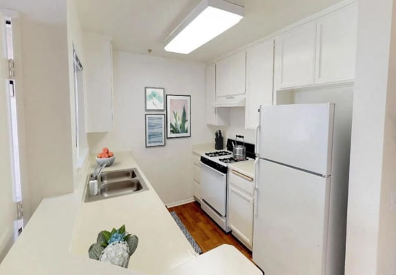 Modular Kitchen at Cypress Meadows Senior Apartments, Ventura, CA
