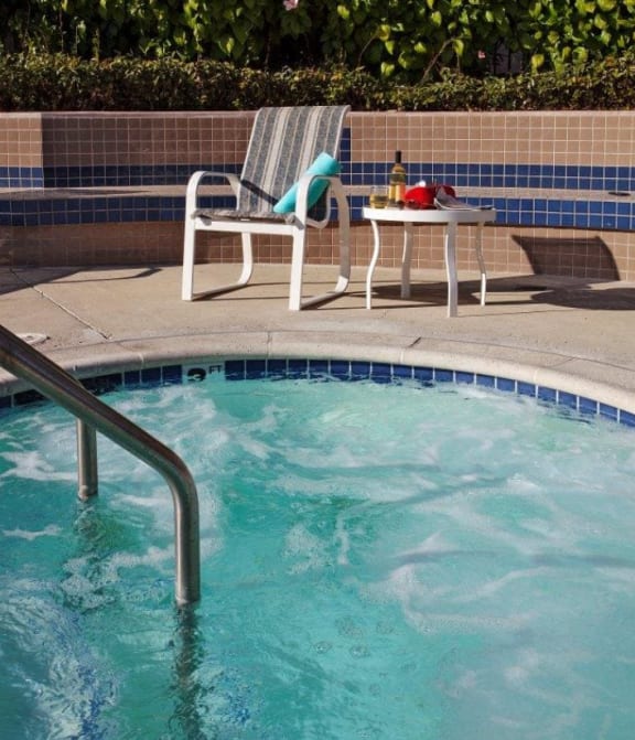 Private Swimming Pool at Cypress Meadows Senior Apartments, Ventura, California