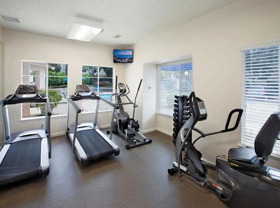Gym at Cypress Meadows Senior Apartments, Ventura