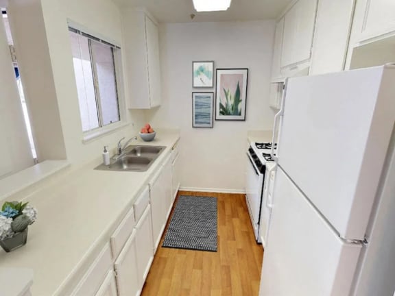 Kitchen at Cypress Meadows Senior Apartments, Ventura