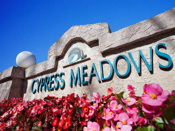 Property Signage at Cypress Meadows Senior Apartments, Ventura, CA, 93003