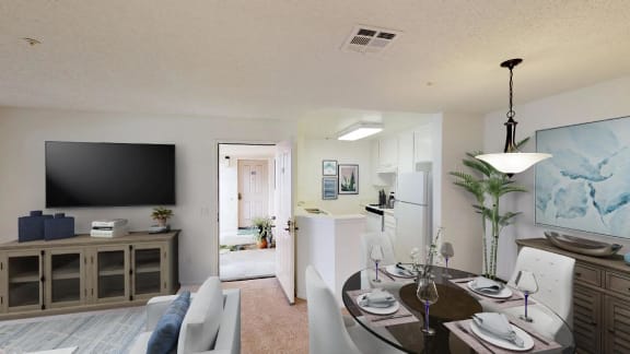 Living Area at Cypress Meadows Senior Apartments, Ventura, CA