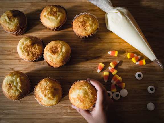 fall_baking_halloween_muffins at Cypress Meadows Senior Apartments, Ventura