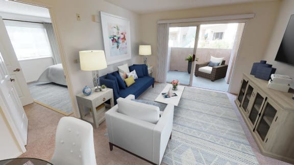 living_room view at Cypress Meadows Senior Apartments, Ventura, 93003