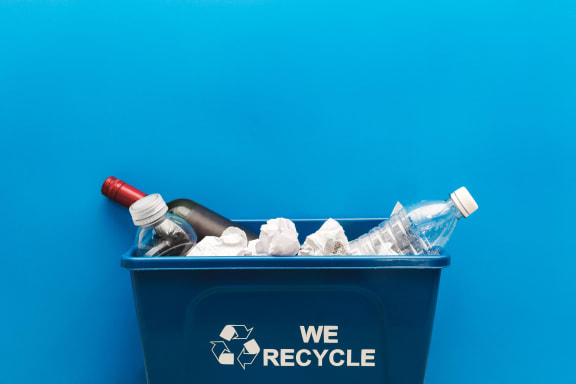 recycle_bin_blue_background at Cypress Meadows Senior Apartments, California, 93003