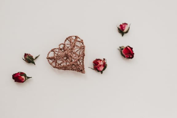 Valentine Day Symbol at Oceanwood Apartments, Lompoc, California