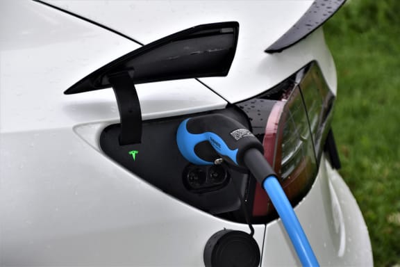 electric car charging at Ralston Courtyards, Ventura, CA