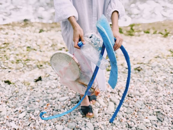 plastic free 1 at Ralston Courtyards, California