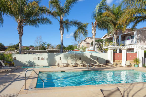 Pool View at Ralston Courtyards, Ventura