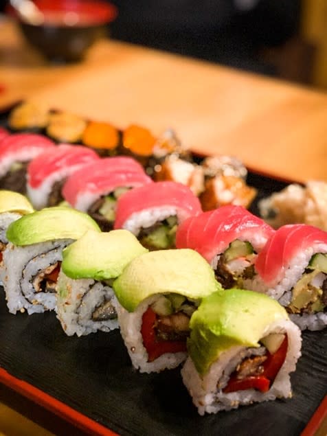 Sushi at Ralston Courtyards, Ventura