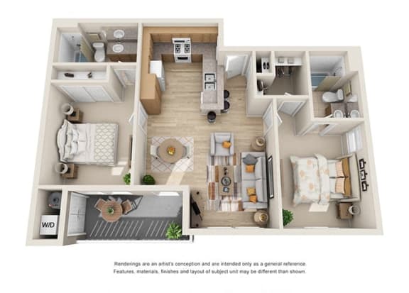 Floor Plan at Ralston Courtyards, Ventura, CA, 93003