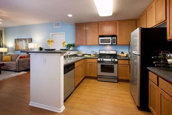 Kitchen gallery area 1 at Ralston Courtyards, Ventura