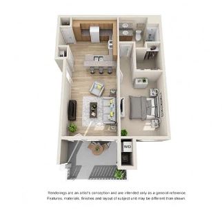 Floor Plan at Ralston Courtyards, Ventura, California