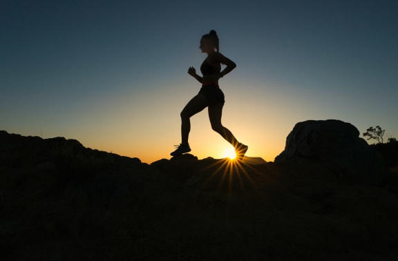 Jog at Ralston Courtyards, Ventura, California