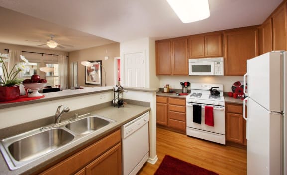 Airy Kitchen With Basin at Ralston Courtyards, California, 93003