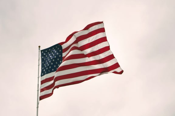 American flagat Ralston Courtyards, California, 93003