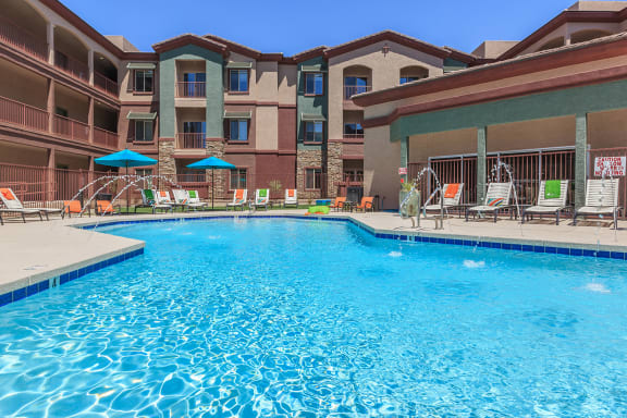 Swimming Pool With Relaxing Sundecks at Ascend at Red Mountain, Arizona