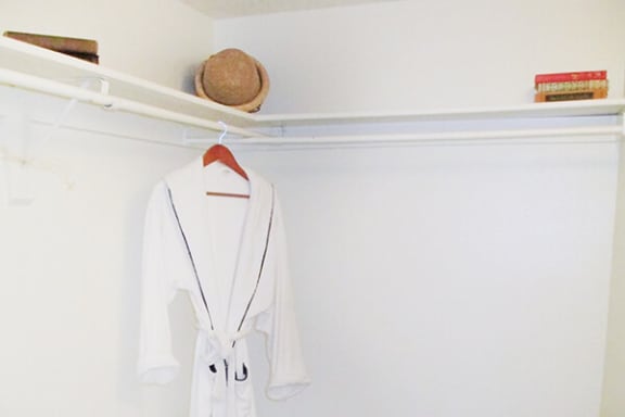 closet in apartment