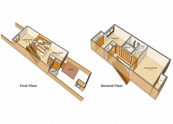 Parkside Houses - One to Four-bedroom, One to One and a Half-Bath Units – Amherst, NY – Williamsville North School District - Closets – Appliances Included - In-unit Laundry - UB North  – Cable/Intern
