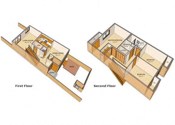 Parkside Houses - One to Four-bedroom, One to One and a Half-Bath Units – Amherst, NY – Williamsville North School District - Closets – Appliances Included - In-unit Laundry - UB North  – Cable/Intern