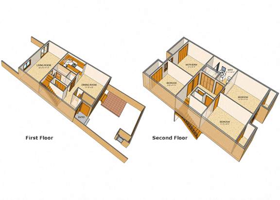 Parkside Houses - One to Four-bedroom, One to One and a Half-Bath Units – Amherst, NY – Williamsville North School District - Closets – Appliances Included - In-unit Laundry - UB North  – Cable/Intern