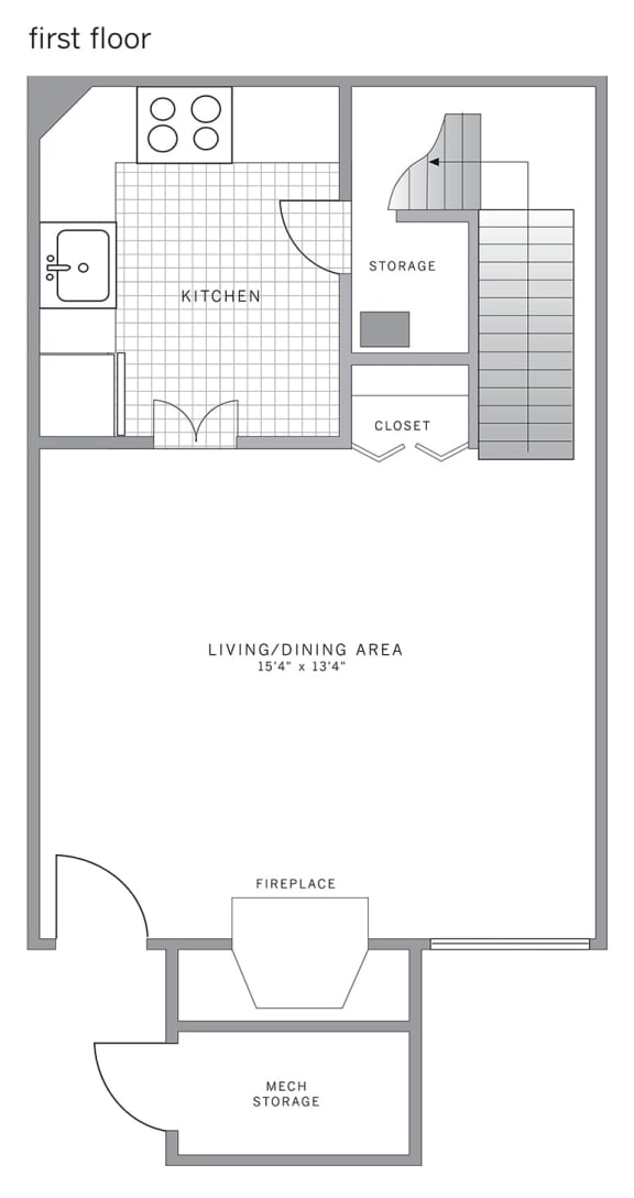 A1 Floor Plan at Blue Bell Villas, Blue Bell, PA