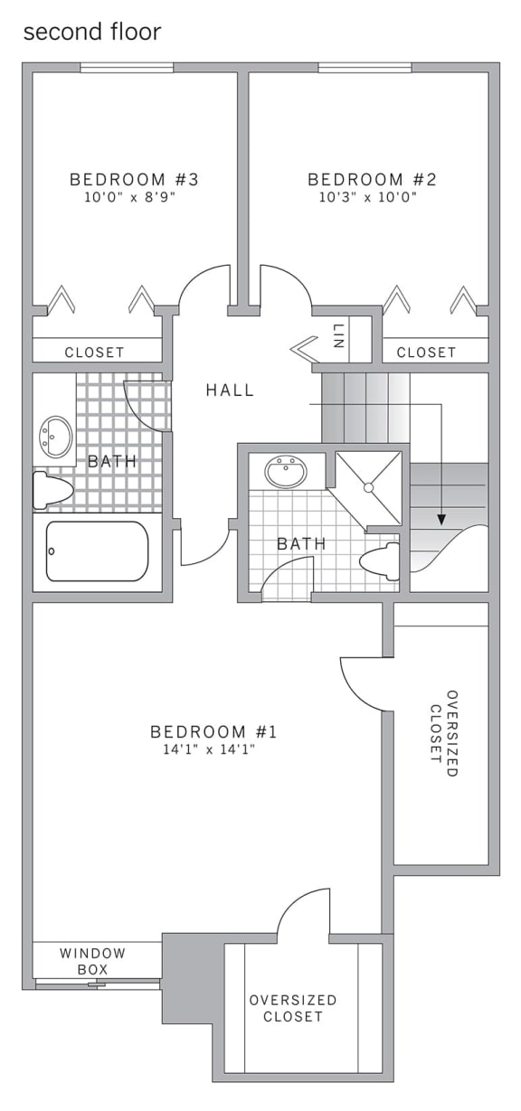 C2 Deluxe Floor Plan at Blue Bell Villas, Blue Bell, PA