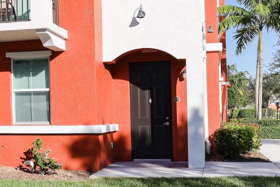 secure entry door at our Davie, FL apartments