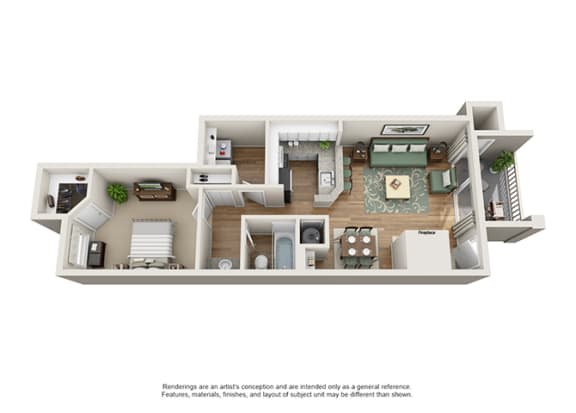 Verdant Apartment Homes - 1 Bedroom 1 Bath Apartment Verdant Apartment Homes - 1 Bedroom 1 Bath Apartment