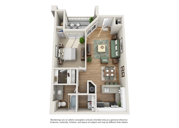 Verdant Apartment Homes - 1 Bedroom 1 Bath Apartment Verdant Apartment Homes - 1 Bedroom 1 Bath Apartment