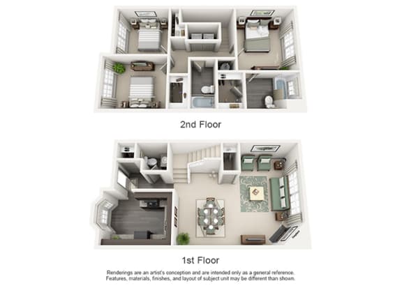 1000 Spalding Apartment Homes - 3 Bedroom 2 Bath Apartment 1000 Spalding Apartment Homes - 3 Bedroom 2 Bath Apartment