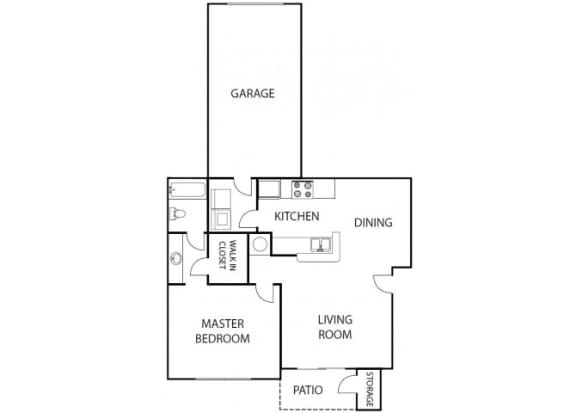 Beechnut | 1 Bedroom - 1 Bath | 779 sqft. Beechnut 1 bedroom 1 bath bay club apartment homes jacksonville florida