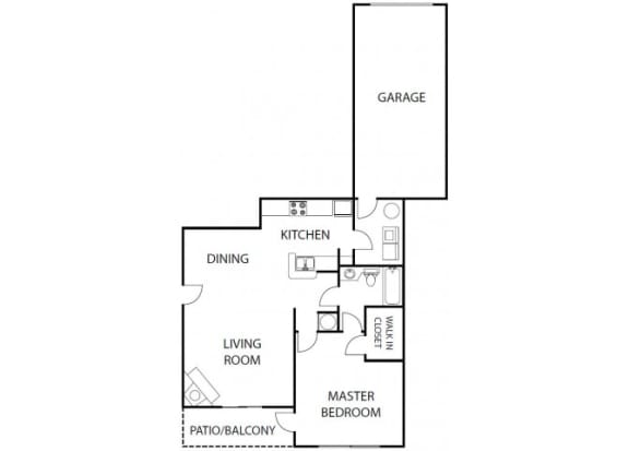 Amelia | 1 Bedroom - 1 Bath | 805 sqft. Amelia 1 bedroom 1 bath bay club apartment homes jacksonville florida