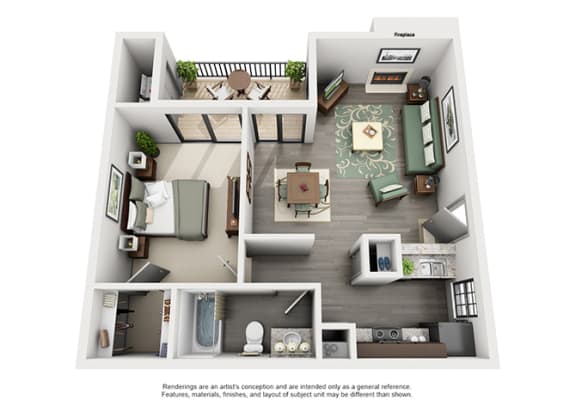 Calloway at Las Colinas Apartment Homes - 1 Bedroom 1 Bath Apartment Calloway at Las Colinas Apartment Homes - 1 Bedroom 1 Bath Apartment