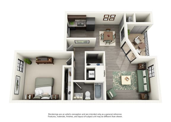 Calloway at Las Colinas Apartment Homes - 1 Bedroom 1 Bath Apartment Calloway at Las Colinas Apartment Homes - 1 Bedroom 1 Bath Apartment