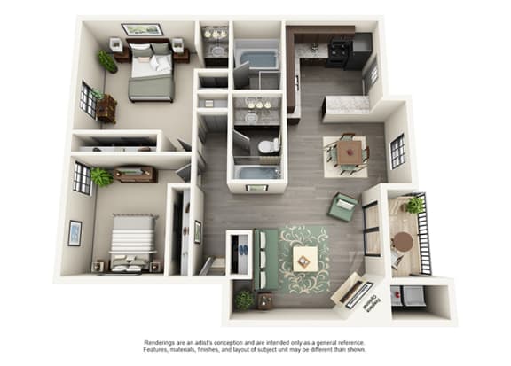 Calloway at Las Colinas Apartment Homes - 2 Bedroom 2 Bath Apartment Calloway at Las Colinas Apartment Homes - 2 Bedroom 2 Bath Apartment