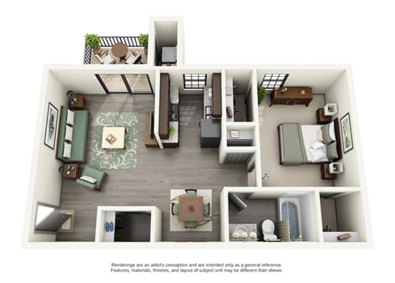 Calloway at Las Colinas Apartment Homes - 1 Bedroom 1 Bath Apartment Calloway at Las Colinas Apartment Homes - 1 Bedroom 1 Bath Apartment