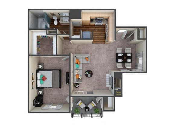 Retreat - 1Bed/1Bath Indigo Creek|Retreat|1Bed/1Bath
