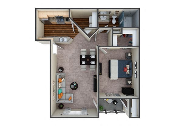 Sanctuary - 1Bed/1Bath Indigo Creek|Sanctuary|1Bed/1Bath