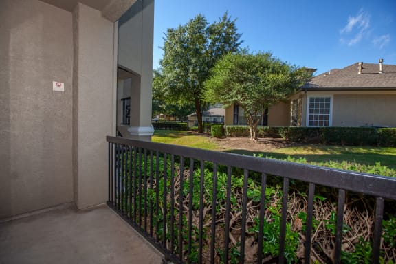 patio off one bedroom apartment at Wade Crossing Apartment Homes , Frisco, Texas,TX
