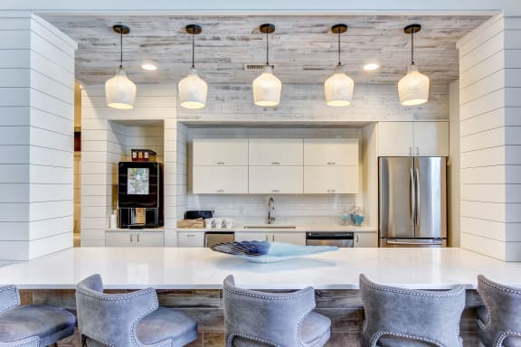 Gourmet Kitchen With Island at The Bluestone Apartments, Bluffton
