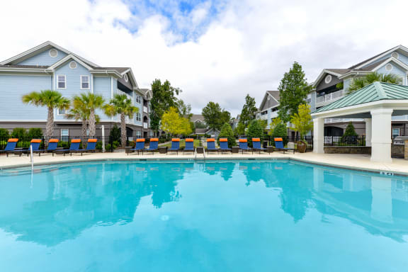 Relaxing Swimming Pool at The Bluestone Apartments, South Carolina